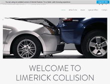 Tablet Screenshot of limerickcollision.com